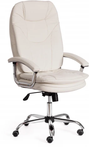 Кресло SOFTY LUX кож/зам, белый, 36-01 Tetchair 15284