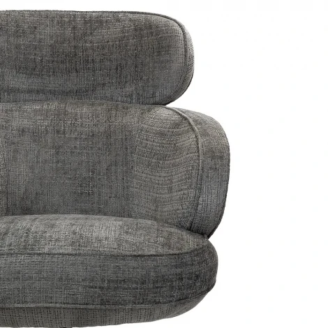 Кресло KING серый, шенилл Bradex Home FR 1074