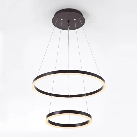 Подвесной светильник светодиодный с пультом с регулировкой цветовой температуры и яркости LED4U LED4U L55000-2HL BR