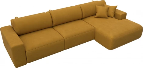 Диван угловой Лига-036 НПБ Классик Лонг правый угол Лига Диванов (Велюр) арт.127784