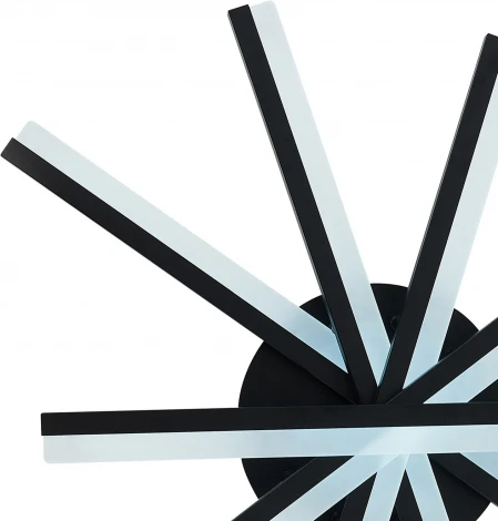 Потолочная люстра Natali Kovaltseva Line LED LAMPS 81174 с пультом ДУ, моб. приложением 120W, черный, LED