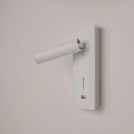 Настенный светильник с usb-портом (бра для чтения) Mirax 3000К 3Вт IP 20 LED Maytoni Technical C041WL-L3W3K (220V, выключатель)