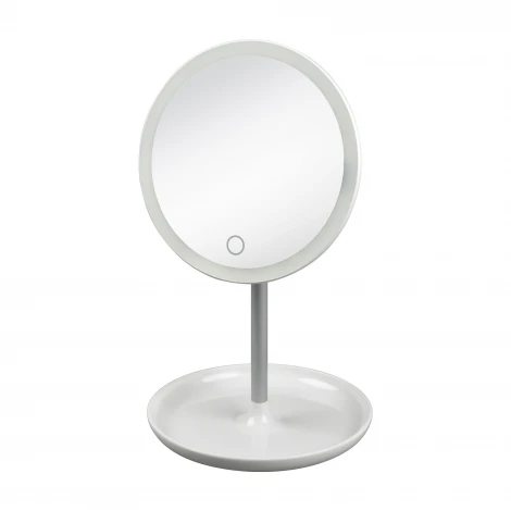 Зеркало с подсветкой Uniel TLD-590 White/LED/80Lm/6000K/Dimmer (220V, диммер, сенсорный выключатель)