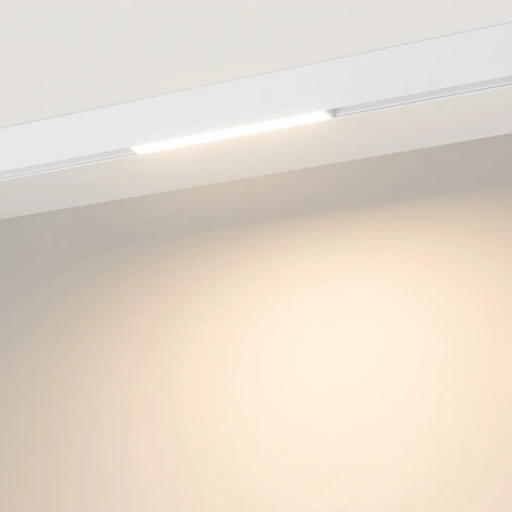 Трековый светильник светодиодный MAG-ORIENT-FLAT-L235-8W Warm3000 (WH, 100 deg, 48V, DALI) (Arlight, IP20 Металл) 035835(1)