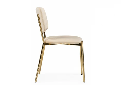 Обеденный стул Woodville Armond beige / gold