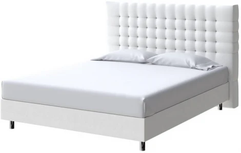 PROxSON Кровать Tallinn Boxspring Standart (Ткань: Рогожка Тетра Молочный) 140x200