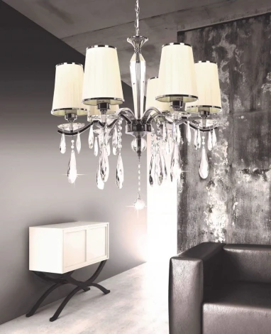 Подвесная люстра Lumina Deco Alessia LDP 1726-6 BG