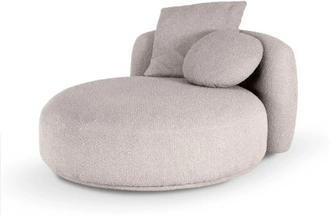 Кушетка Fabro ОГОГО (арт.863618), (Ткань,Букле/Бежевый)