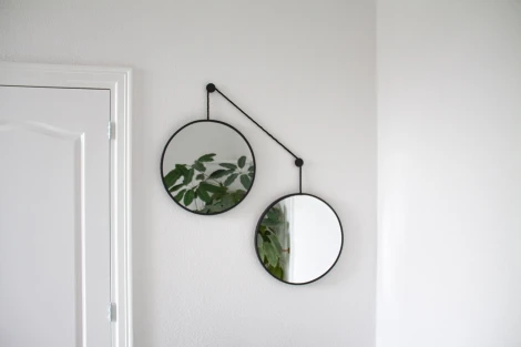 Balance S Black 2 зеркала по 30см на черном шнуре Art-Zerkalo SM200BL 13880