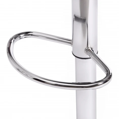 Стул барный AVIONIC (mod. KY712A) белый/хром (металл/экокожа)