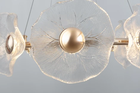 Подвесной светильник Rivoli Shannon 6135-101 (LED, 220V, на тросе, цветы)