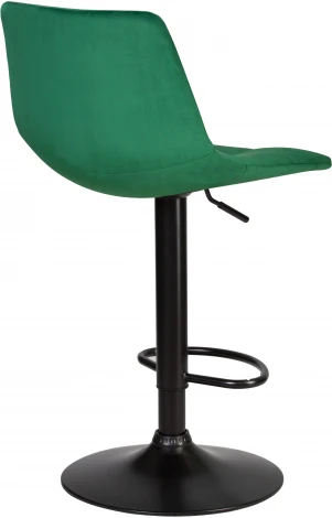 Стул барный DOBRIN TAILOR BLACK (зеленый велюр (MJ9-88)) 5017_BlackBase-LM BLACK, цвет сиденья зеленый (MJ9-88), основания черный