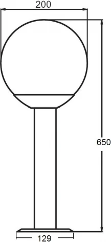 Наземный фонарь Oasis Light 75304-650 SS