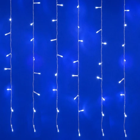 Занавес светодиодный с эффектом мерцания, 3х2м. 264 светодиода, белый свет Uniel ULD-C3020-264/TTK WHITE IP44