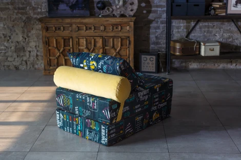 Бескаркасный диван Dreambag PuzzleBag Ice Cream L 4819700