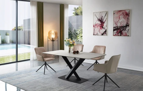 Стол DT-2017 белая керамика MR35 (180), шт