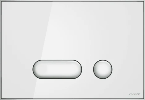 Комплект Cersanit City New Clean On унитаз + инсталляция + стеклянная кнопка смыва