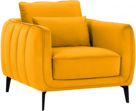 Кресло Amsterdam ОГОГО (арт.342701), (Ткань/Желтый)