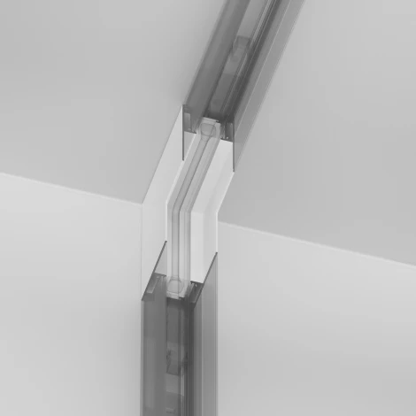 Угловой коннектор внутренний S35 накладной белый (магнитный) Maytoni Technical TRA004ICL-21W