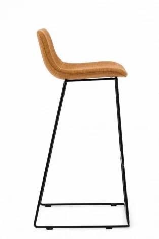 Барный стул Neo с мягкой обивкой Горчичный