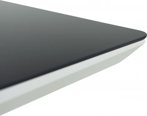 Стол Аврора Торонто 140, Белый с чёрным стеклом/Ель умбра, белый