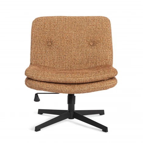 Кресло лаунж Oslo/Осло крестовина, велюр/букле, VT shape amber Tetchair 25435