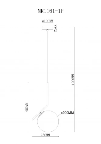 Подвесной светильник MyFar Pierre MR1161-1P (220V)