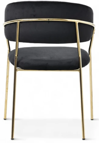 Набор из 2 стульев Whispered Fusion Hesby Велюр/Черный арт.HSBI_DC72_black_2
