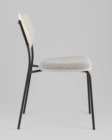 Стул обеденный Casey серый с серой экокожей Stool Group арт.УТ000039574