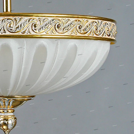 Люстра потолочная Ambiente by Brizzi Navarra, 3 лампы, золото с белым