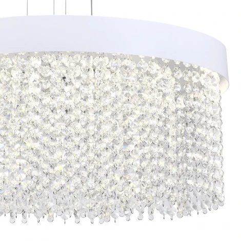 Подвесная люстра светодиодная Indigo Diluvio V000194L (12054/1P White)
