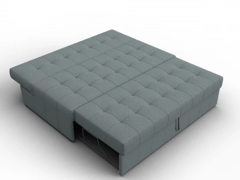 Диван прямой Лига-107 (160) (ЛДСП,Брус,Фанера,Рогожка/Серый) Лига Диванов 134914