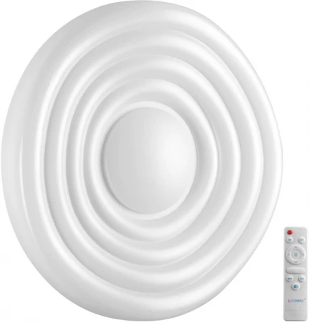 Настенно-потолочный светильник Sonex Fass 7679/EL пластик/белый LED 70Вт 3000-6000К D475 IP43 пульт ДУ (220V, круглые)