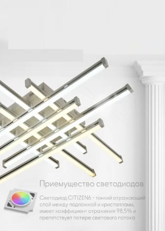 Потолочная люстра Wedo Light Fabian WD7510/8C-WT