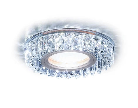 Встраиваемый точечный светильник Ambrella Декоративные Кристалл Led+mr16 S255 CH (220V)