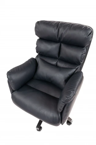 Офисное кресло Chairman 433 Россия экокожа черная 7210899