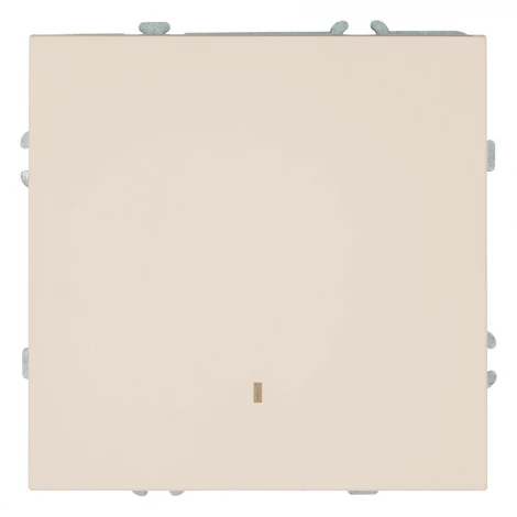 Выключатель одноклавишный с подсветкой (кашемир, soft touch) Stekker Эмили 49889