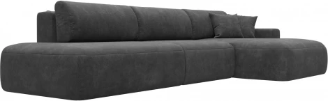 Диван угловой Лига-036 НПБ Модерн Лонг правый угол Лига Диванов (Велюр) арт.127745