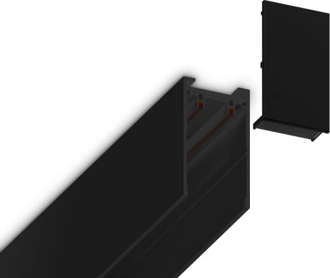 Заглушка для накладного магнитного шинопровода Ambrella TRACK SYSTEM GL1058