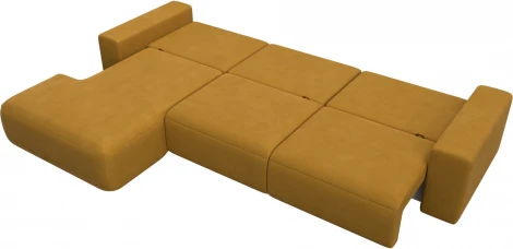 Диван угловой Лига-036 НПБ Классик Лонг левый угол Лига Диванов (Велюр) арт.127784L