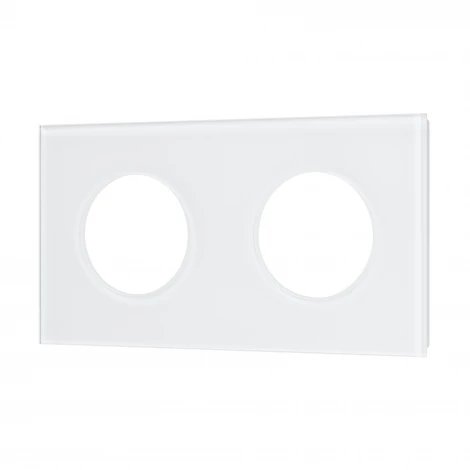 Рамка стеклянная FRM-GLARE-GC-2-WH (Arlight) 043835