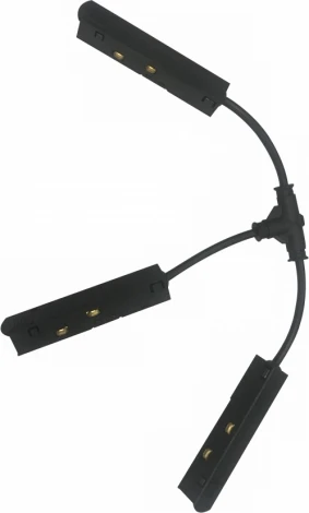 Коннектор питания Т-образный для магнитного шинопровода iLedex Vision48/22 T-TYPE POWER CONNECT 4822-BK