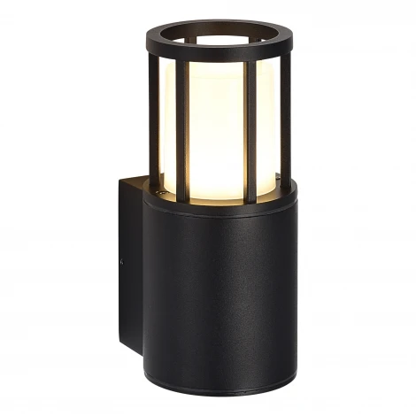 Настенный уличный светильник ST Luce Mesa SL9017.401.01 черный/черный GU10 1*15W