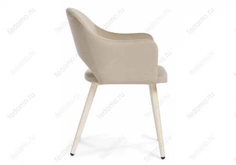 Стул Woodville на металлокаркасе Апри микровелюр 05 / бежевый глянец 464180