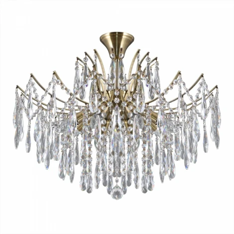 Потолочная люстра на штанге Citilux Селена CL302183 (220V, хрусталь)