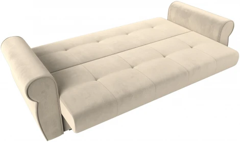 Диван-книжка Лига-019 (Бежевый/Микровельвет) Лига Диванов арт.118349