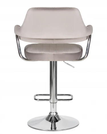 Набор 2 шт стул барный DOBRIN CHARLY (серый велюр (MJ9-75))