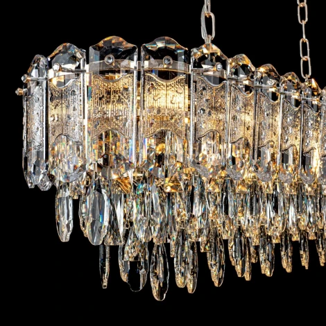 Подвесная люстра хрустальная Modelux MODELUX ML.7085.900.300 GD