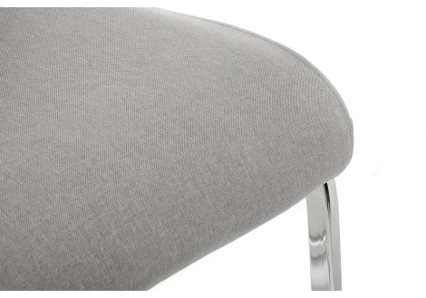 Обеденный стул Woodville Oddy light grey fabric 11548