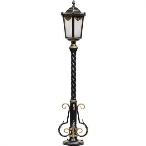 Наземный фонарь Кузнечное дело Ретро 27-001-ЧЗ (220V, ковка, под старину, IP54)